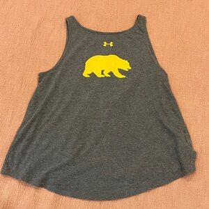 Under Armour heat gear Charcoal Tank with criss cross back